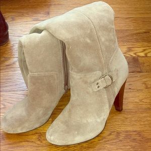 High heel knee length boots!